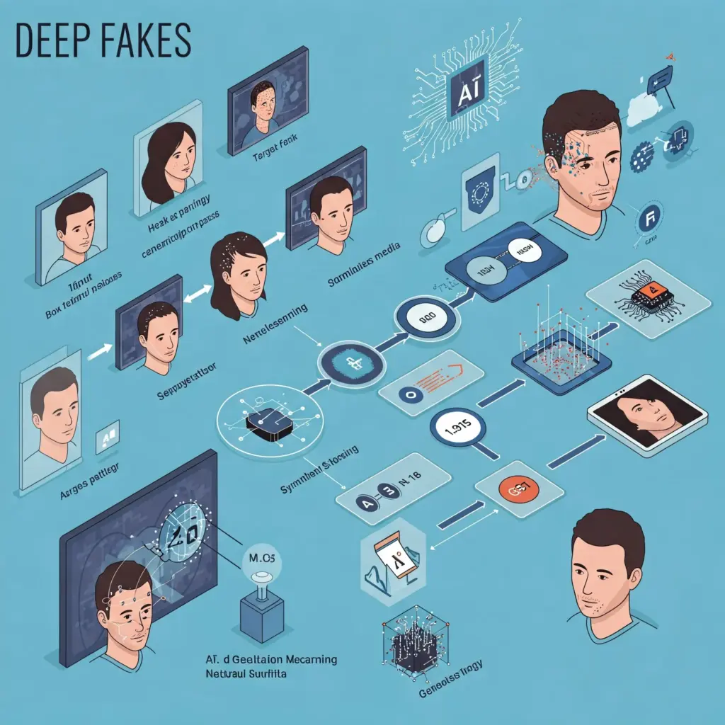 ディープフェイクの仕組み：AI・ディープラーニングの役割