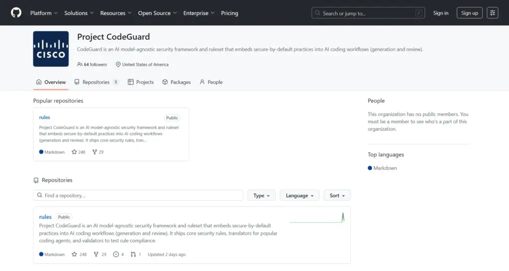 Project CodeGuard: AIコーディングエージェントのセキュリティルール